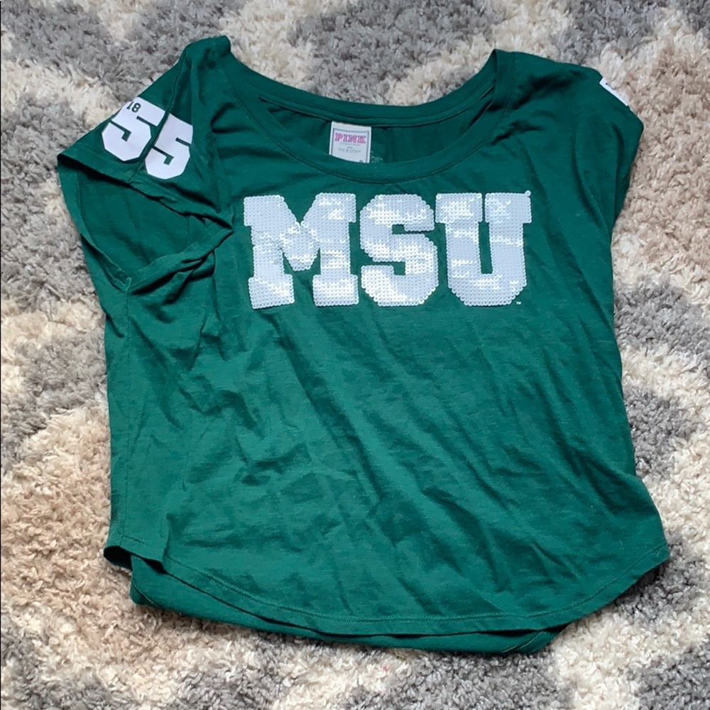 Michigan State - Victoria’s Secret Pink T-Shirt